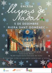 Cartell encesa de llums de Nadal