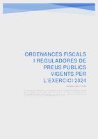 Ordenances fiscals i reguladores 2024 - actualitzat a data 27/12/23