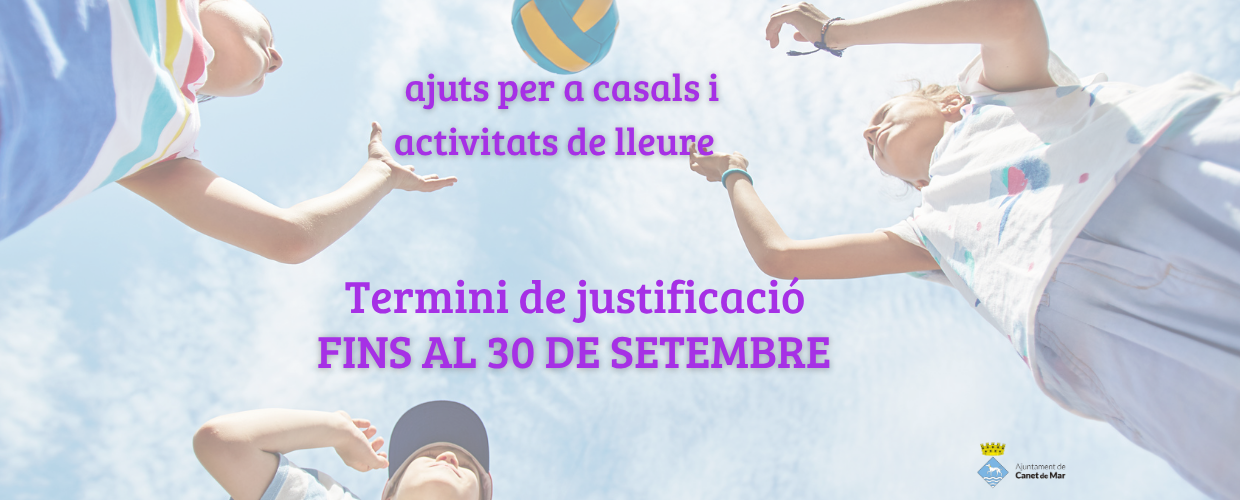 ajuts per a casals i activitats de lleure