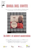 Cartell contes modernistes - 2017