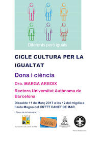 Cartell Cultura per la igualtat - 2017