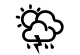 Intervals de nuvolositat amb tormenta i pluja escasa